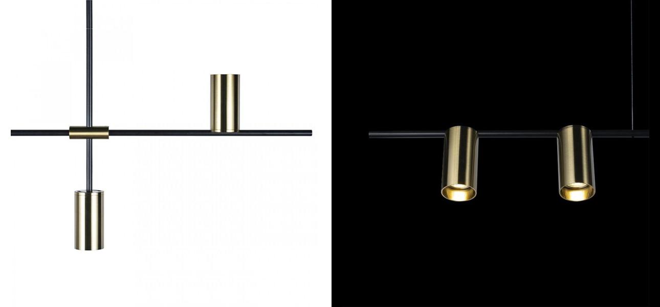 Подвесной светильник TRIBES LINEAR PENDANT 4 плафона - фото