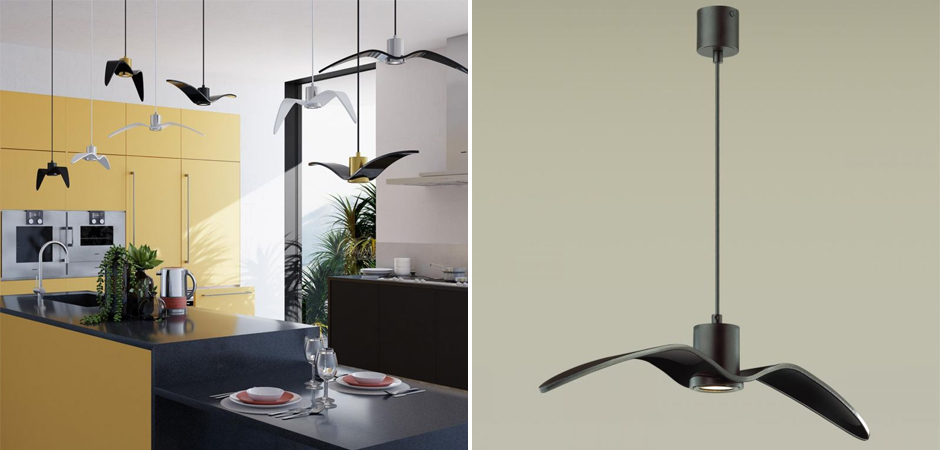 Подвесной светильник Seagull Average черный Подвесной светильник Seagull Average черный - Loft-Concept в Липецке