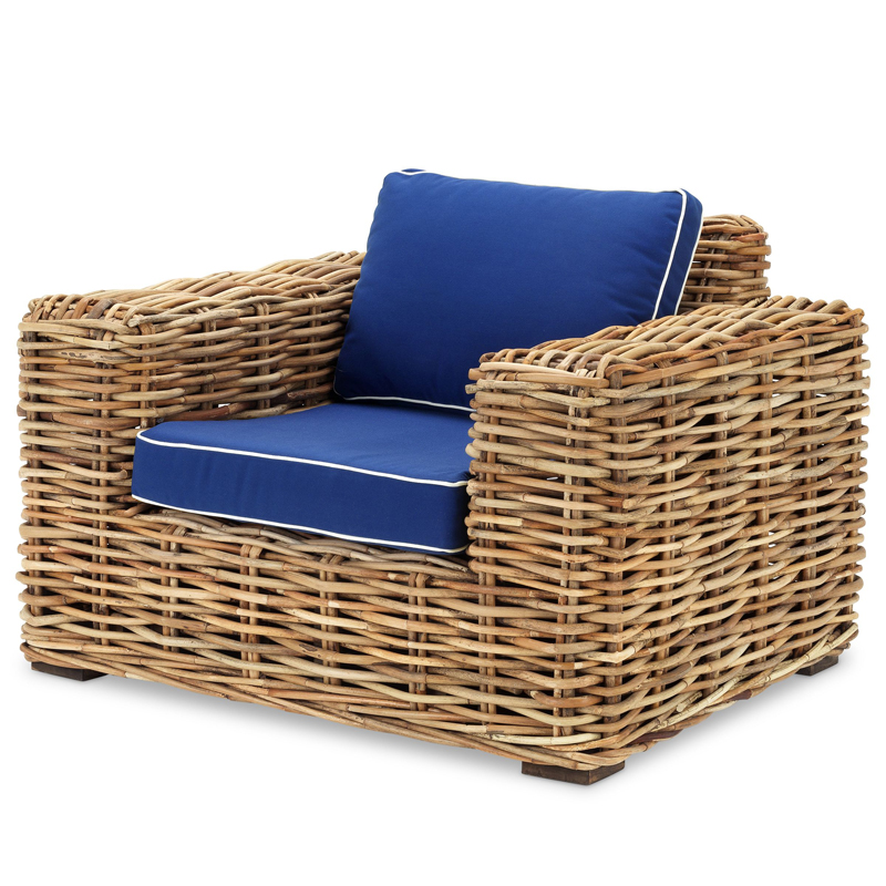 Кресло Eichholtz Chair Foster Древесина Синий Кресло Eichholtz Chair Foster Древесина Синий в Липецке | Loft Concept