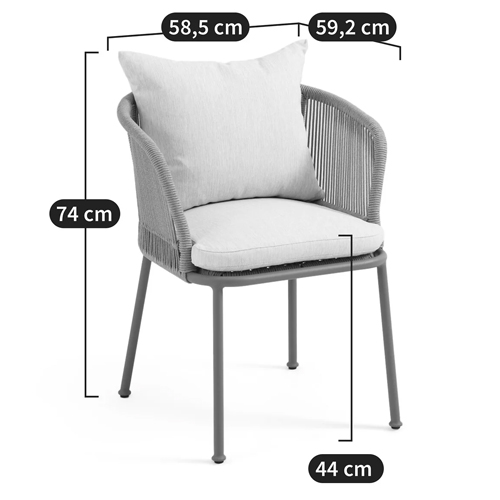 Кресло уличное Bonnie Beige Chair Кресло уличное Bonnie Beige Chair в Липецке