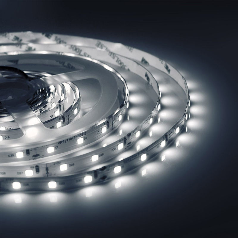 Светодиодная влагозащищенная лента 4,8W/m 60LED/m 3528SMD 5м холодный белый Белый Светодиодная влагозащищенная лента 4,8W/m 60LED/m 3528SMD 5м холодный белый Белый в Липецке | Loft Concept