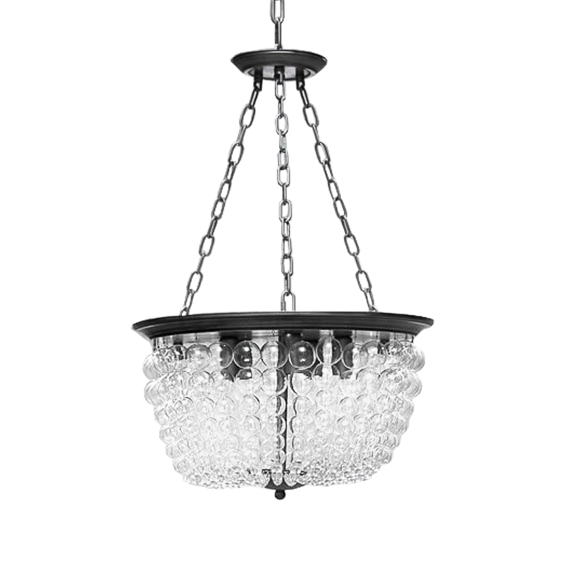 Люстра Bubble Blower Chandeliers Графит Прозрачный Люстра Bubble Blower Chandeliers Графит Прозрачный в Липецке | Loft Concept