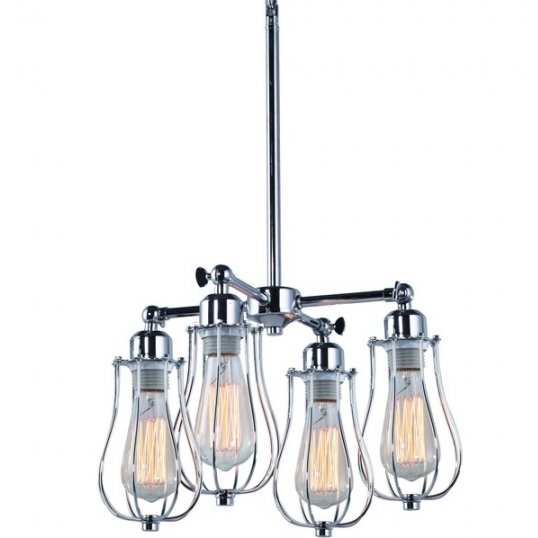 Подвесной светильник Marconi Cage Pendant Quatro Подвесной светильник Marconi Cage Pendant Quatro в Липецке | Loft Concept