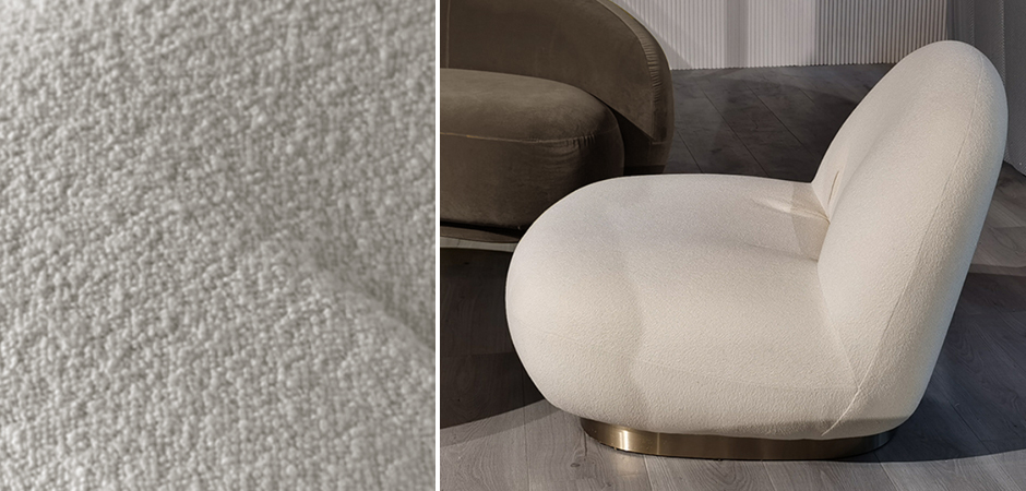 Кресло Pacha lounge chair ivory - фото №1