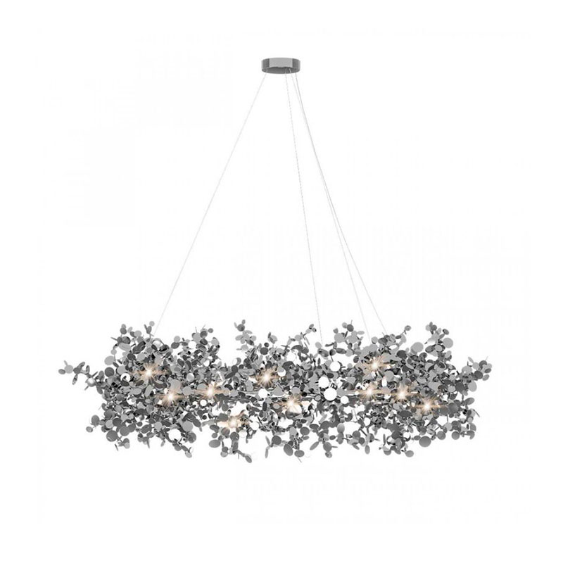 Люстра Terzani Argent Suspension Ring Silver Серебряный Люстра Terzani Argent Suspension Ring Silver Серебряный в Липецке | Loft Concept