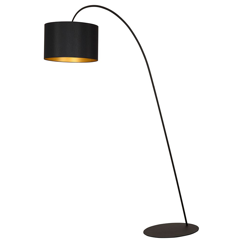 Торшер Fowler Black Черный Золотой Торшер Fowler Black Черный Золотой в Липецке | Loft Concept