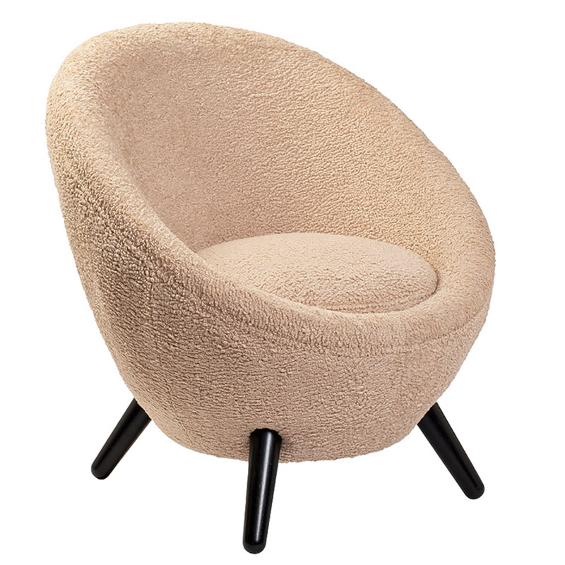 Кресло Boinaive Armchair pink Розовый пастельный Кресло Boinaive Armchair pink Розовый пастельный в Липецке | Loft Concept