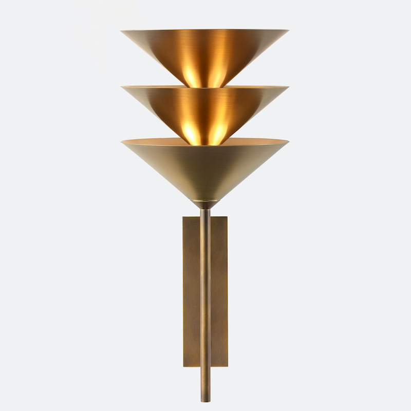 Бра WALL STACK III WALL SCONCE Латунь Бра WALL STACK III WALL SCONCE Латунь в Липецке | Loft Concept
