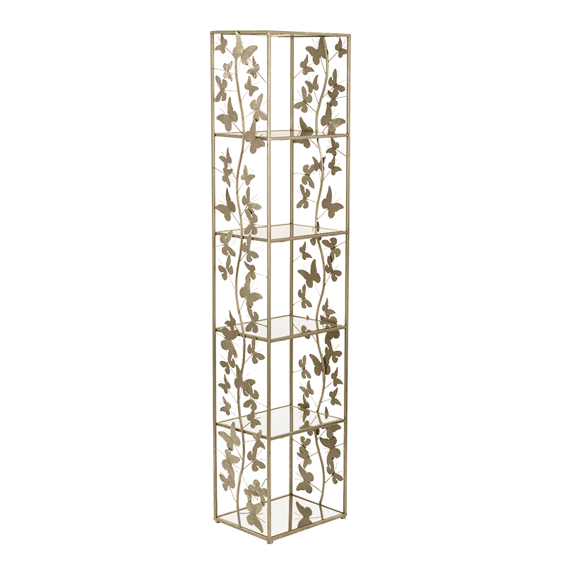 Стеллаж Gold Butterfly Золотой Стеллаж Gold Butterfly Золотой в Липецке | Loft Concept