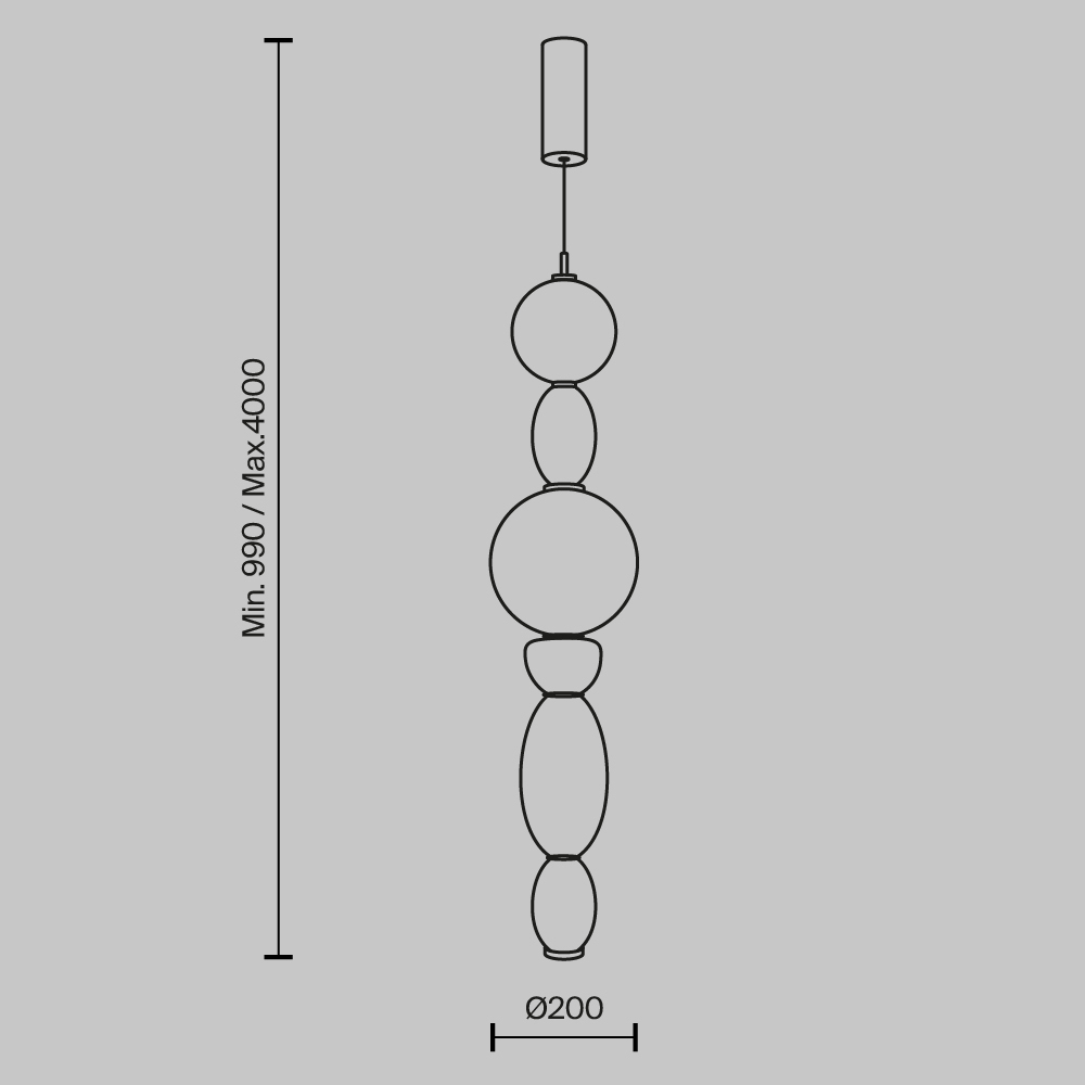 Подвесной светильник Adore LED 3000K 24Bт  в Липецке