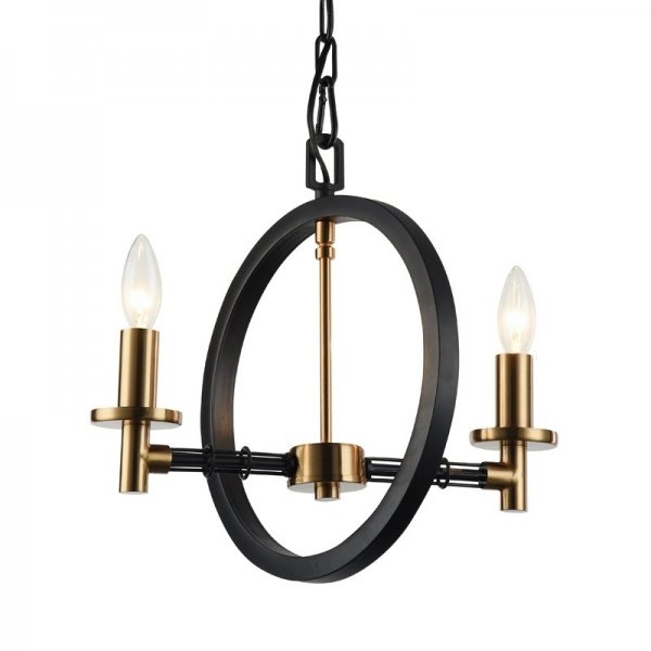 Люстра Refraktika Chandelier 2 Черный Латунь Люстра Refraktika Chandelier 2 Черный Латунь в Липецке | Loft Concept