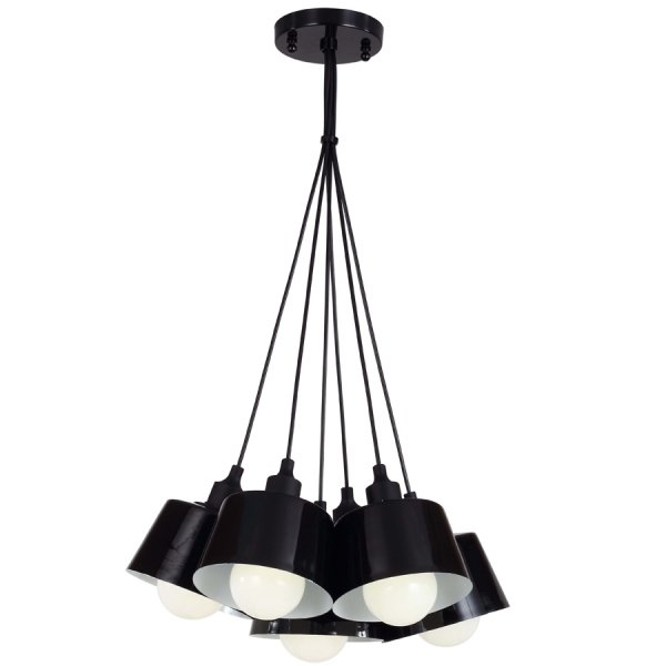 Люстра Compact Pendant Black Черный Люстра Compact Pendant Black Черный в Липецке | Loft Concept