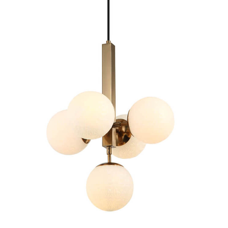 Люстра Perforated Glass Bubbles bronze 5 Бронза Бежевый Люстра Perforated Glass Bubbles bronze 5 Бронза Бежевый в Липецке | Loft Concept