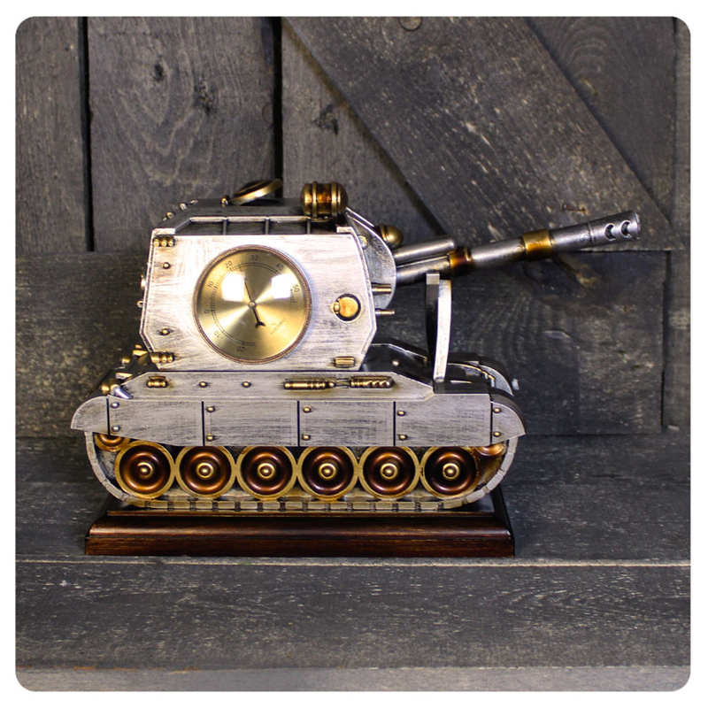 Часы Tank Clock Золотой Серебряный Часы Tank Clock Золотой Серебряный в Липецке | Loft Concept