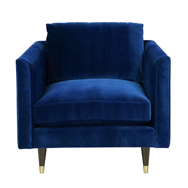Кресло LIVING BY CHRISTIANE LEMIEUX Henry Armchair Синий Кресло LIVING BY CHRISTIANE LEMIEUX Henry Armchair Синий в Липецке | Loft Concept