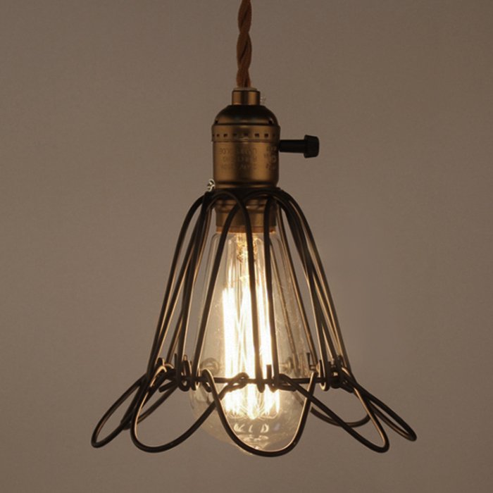Подвесной светильник Loft Industry Cage Pendant Бронза Подвесной светильник Loft Industry Cage Pendant Бронза в Липецке | Loft Concept