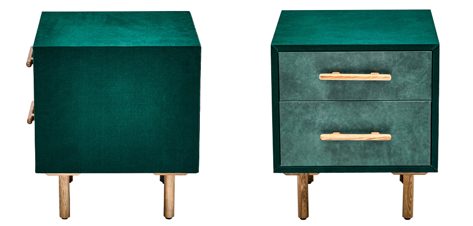 Тумба Smoky Green Nightstand Тумба Smoky Green Nightstand - Loft-Concept в Липецке