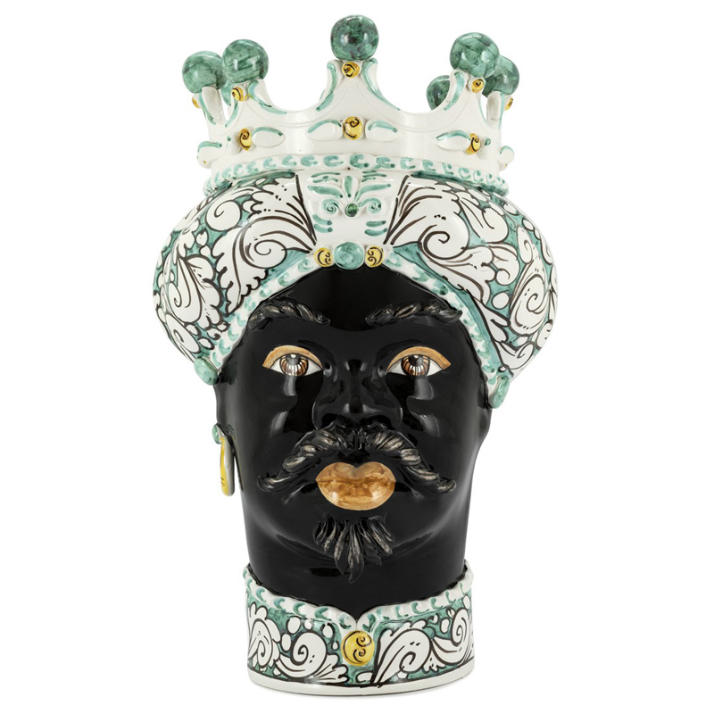 Ваза VASE MORO MAN CROWN Мульти в Липецке | Loft Concept 