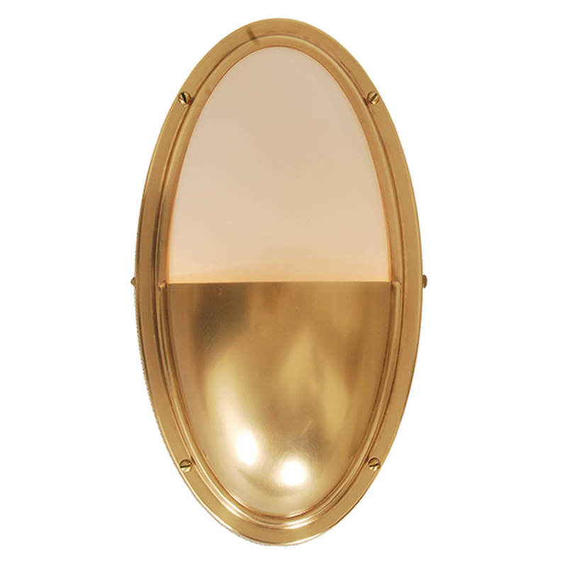 Бра Benita Loft Sconce gold Золотой Белое матовое стекло Бра Benita Loft Sconce gold Золотой Белое матовое стекло в Липецке | Loft Concept