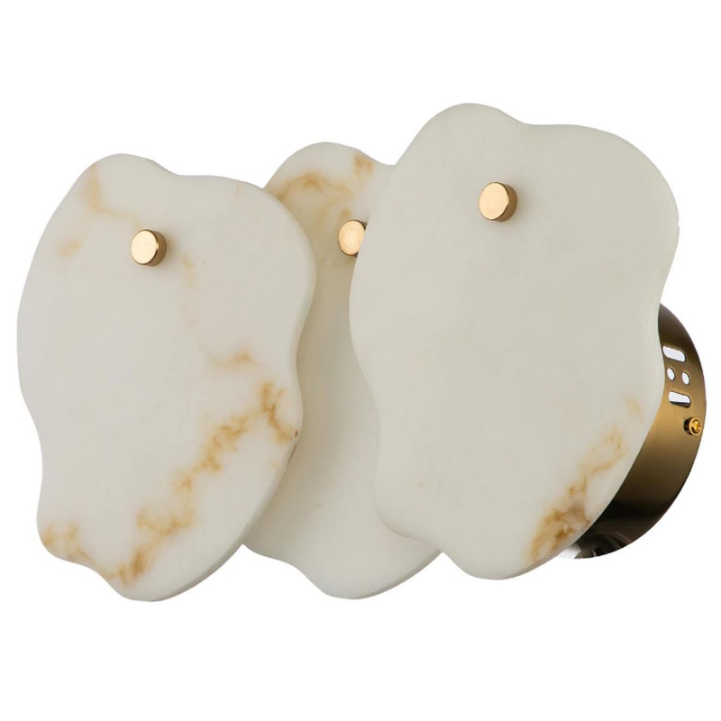 Бра из Мрамора Lucretia Marble Wall Lamp Латунь Белый Мрамор Bianco Бра из Мрамора Lucretia Marble Wall Lamp Латунь Белый Мрамор Bianco в Липецке | Loft Concept