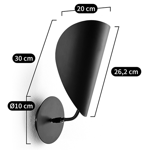 Бра с поворотным плафоном Aracea Black Wall Lamp Бра с поворотным плафоном Aracea Black Wall Lamp в Липецке