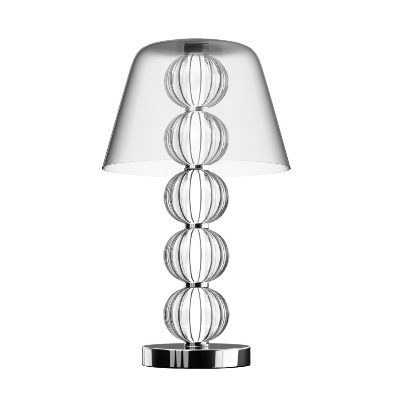 Настольная лампа со стеклянными шарами Balls Lamp Хром Настольная лампа со стеклянными шарами Balls Lamp Хром в Липецке | Loft Concept