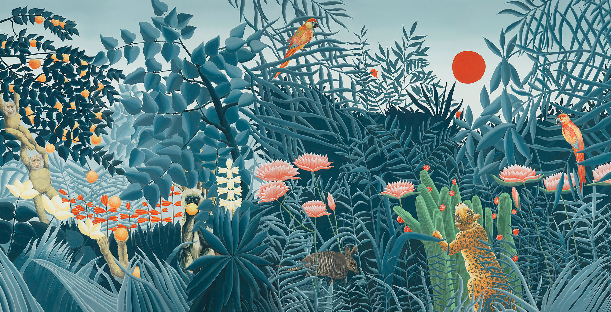 Обои ручная роспись Rousseau Rousseau on scenic paper Обои ручная роспись Rousseau Rousseau on scenic paper - постер Loft-Concept в Липецке