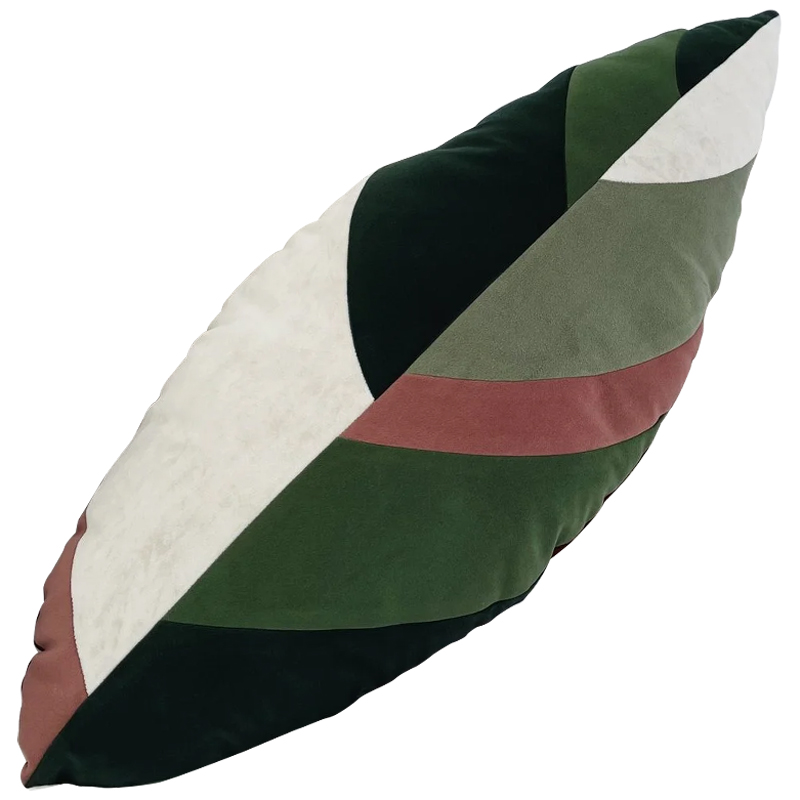 Декоративная подушка Botanical Cushion Stromanta Sanguinea Зеленый Белый Дымчатая Роза Декоративная подушка Botanical Cushion Stromanta Sanguinea Зеленый Белый Дымчатая Роза в Липецке | Loft Concept