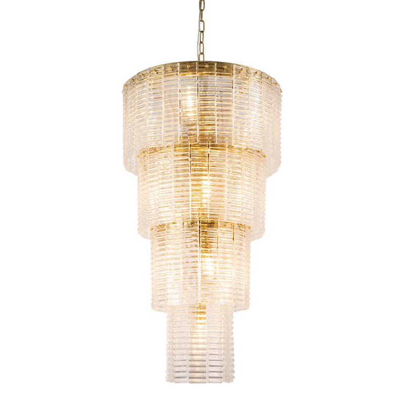 Люстра Branwen Chandelier 51 Золотой Прозрачный Люстра Branwen Chandelier 51 Золотой Прозрачный в Липецке | Loft Concept