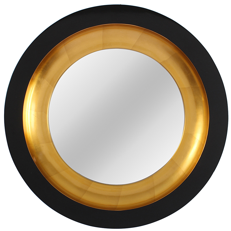 Зеркало Black and Gold Circle Mirror Зеркало Black and Gold Circle Mirror в Липецке | Loft Concept