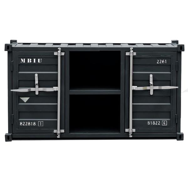 ТВ тумба Loft TV Sea container черный металл Черный ТВ тумба Loft TV Sea container черный металл Черный в Липецке | Loft Concept