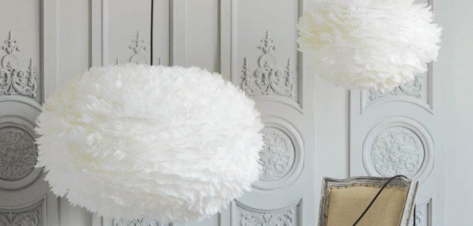 Люстра из перьев Plumage White Люстра из перьев Plumage White - Loft-Concept в Липецке