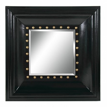 Зеркало настенное состаренное Black Foursquare Зеркало настенное состаренное Black Foursquare в Липецке | Loft Concept