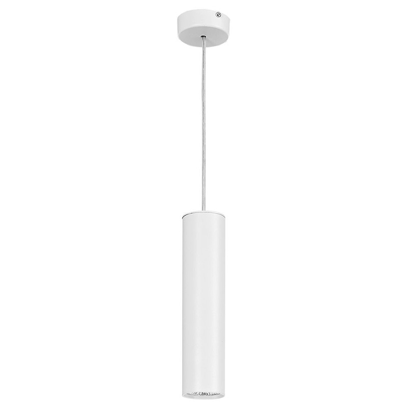 Подвесной светильник Luis Trumpet Tube White Lamp 25 Белый Подвесной светильник Luis Trumpet Tube White Lamp 25 Белый в Липецке | Loft Concept
