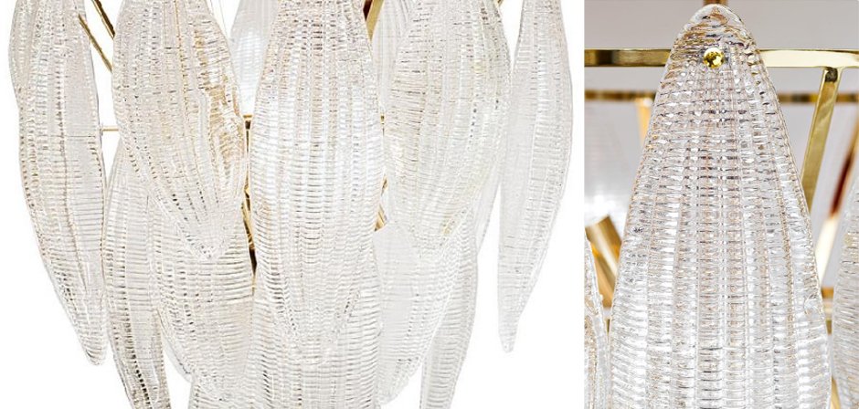 Textured glass Chandelier Textured glass Chandelier - Loft-Concept в Липецке