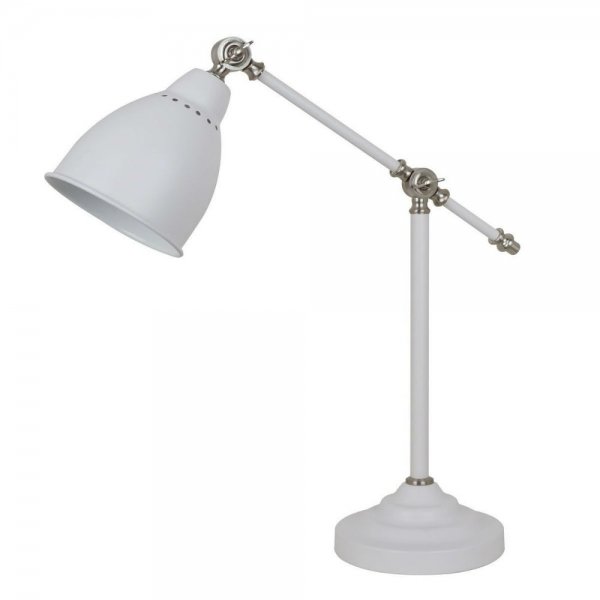 Настольная лампа Holder Table Lamp White Белый Настольная лампа Holder Table Lamp White Белый в Липецке | Loft Concept