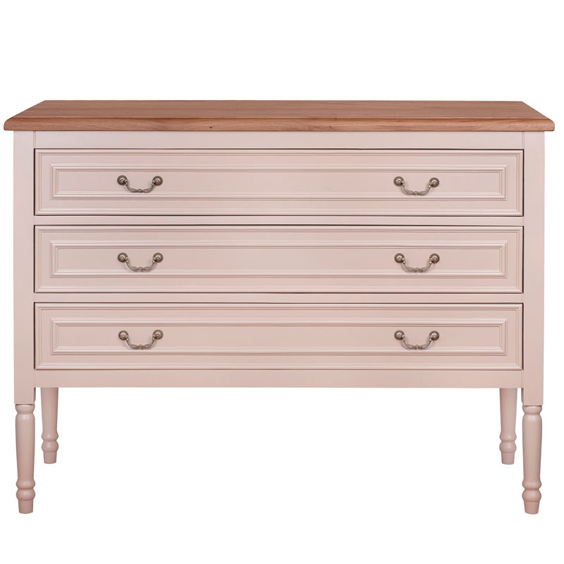 Бежевый комод из дуба Amelia beige Бежевый Бежевый комод из дуба Amelia beige Бежевый в Липецке | Loft Concept
