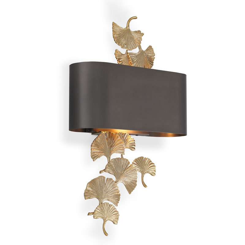 Бра Eichholtz WALL LAMP REGINA Черный Золотой Бра Eichholtz WALL LAMP REGINA Черный Золотой в Липецке | Loft Concept