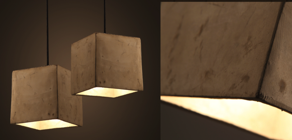 Подвесной светильник Art Concrete Cub Подвесной светильник Art Concrete Cub - Loft-Concept в Липецке