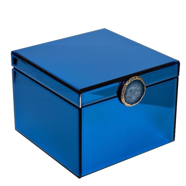 Шкатулка Blue Surprise Cube Синий в Липецке | Loft Concept 