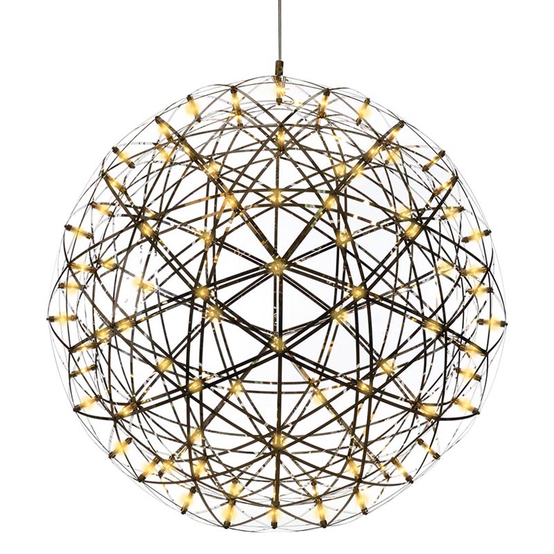 Люстра Moooi 3D Sphere Yellow lamp L Хром Люстра Moooi 3D Sphere Yellow lamp L Хром в Липецке | Loft Concept