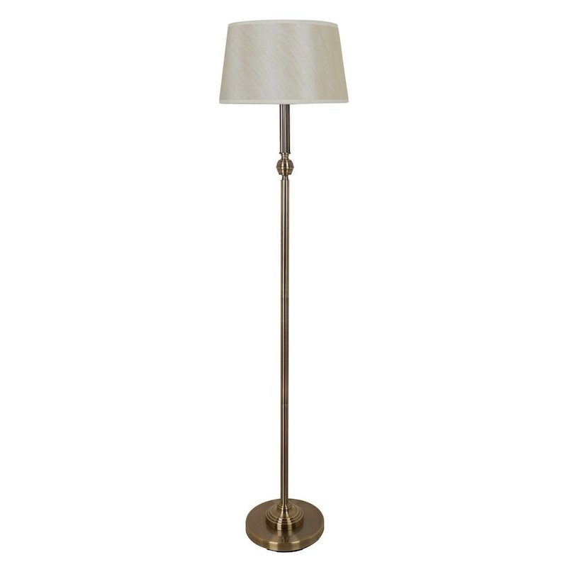 Торшер Brasso Floor lamp Латунь Бежевый Торшер Brasso Floor lamp Латунь Бежевый в Липецке | Loft Concept