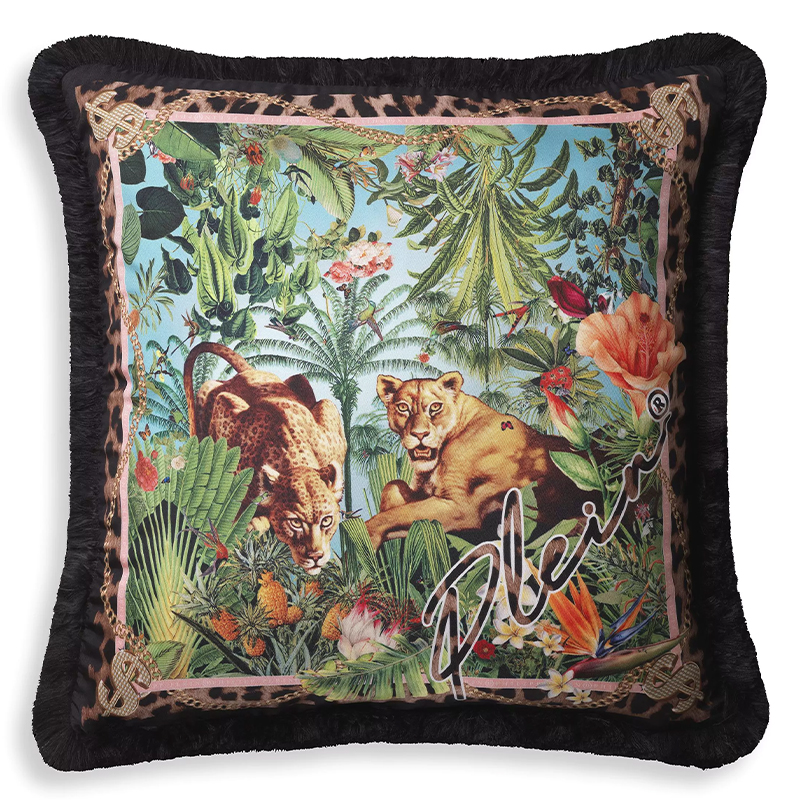 Подушка Philipp Plein Cushion Silk Exotic 50 x 50 Мульти Подушка Philipp Plein Cushion Silk Exotic 50 x 50 Мульти в Липецке | Loft Concept