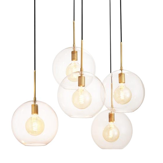 Люстра Chandelier Tango 5 light Латунь Античная полированная Темная бронза Прозрачное Стекло Люстра Chandelier Tango 5 light Латунь Античная полированная Темная бронза Прозрачное Стекло в Липецке | Loft Concept