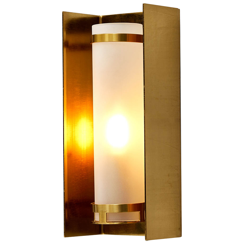 Бра Regin Wall Lamp Матовое Стекло Золотой Белое матовое стекло Бра Regin Wall Lamp Матовое Стекло Золотой Белое матовое стекло в Липецке | Loft Concept