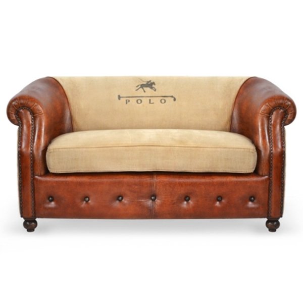 Диван POLO brown leather Диван POLO brown leather в Липецке | Loft Concept