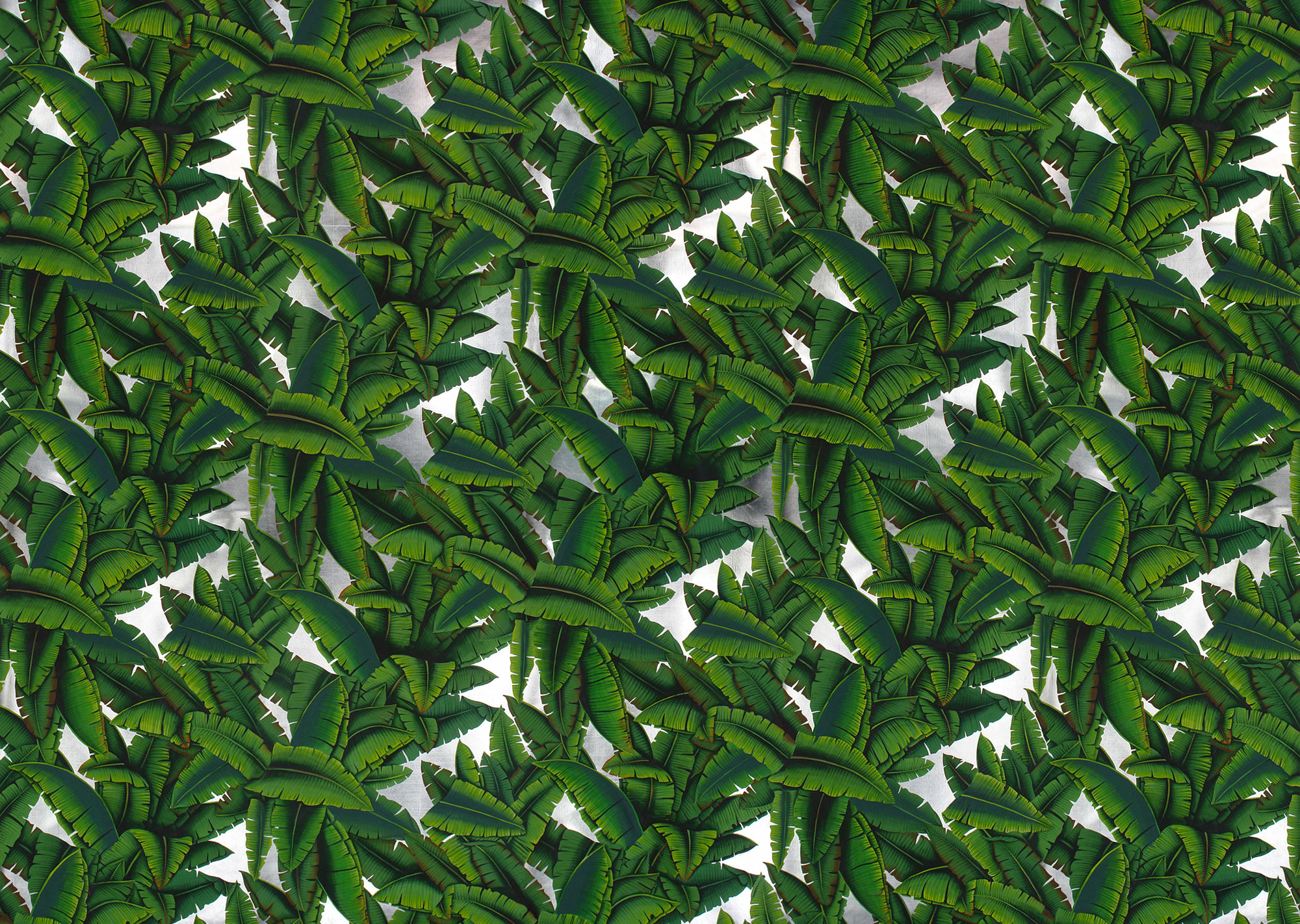 Обои ручная роспись Palms Gaugin on Ocean Silver gilded paper Обои ручная роспись Palms Gaugin on Ocean Silver gilded paper - постер Loft-Concept в Липецке