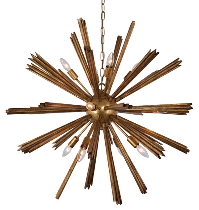 Подвесной светильник Gothic Star Chandelier Золотой Подвесной светильник Gothic Star Chandelier Золотой в Липецке | Loft Concept