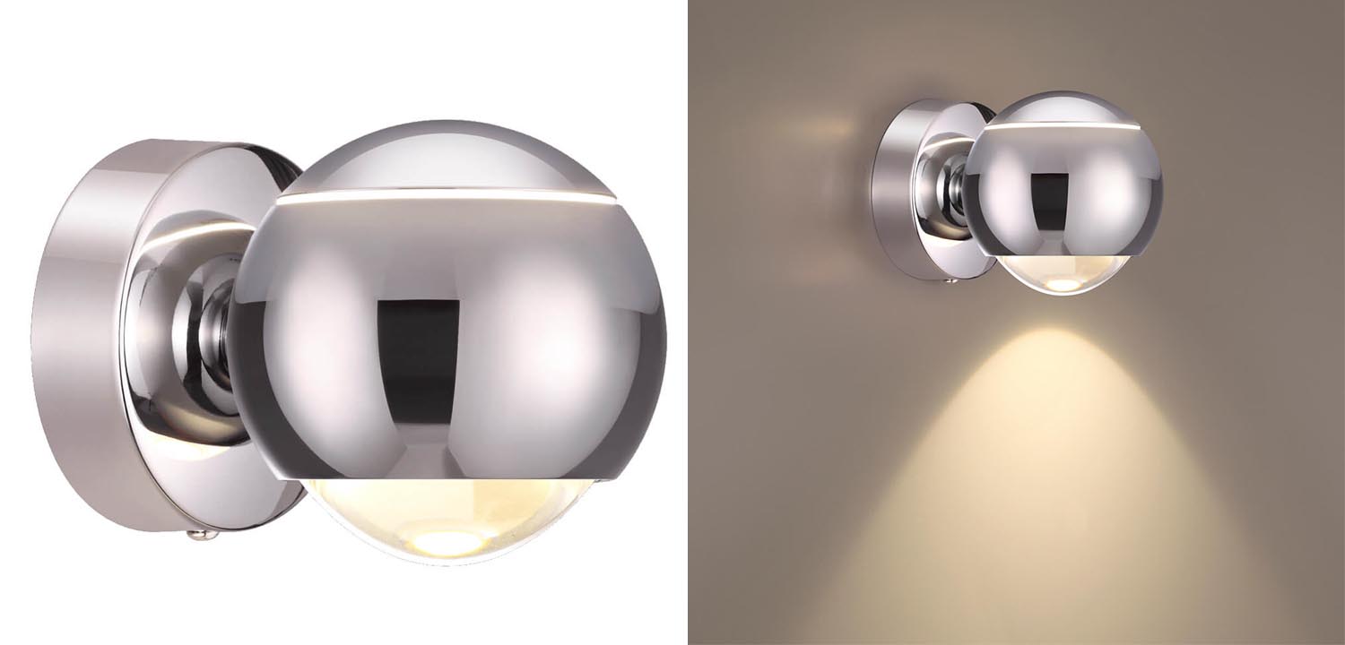 Бра Auge Horst Chrome - фото