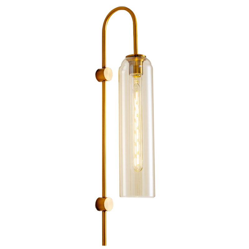 Бра ARTICOLO float Wall Sconce Transparent Глянцевое золото Прозрачный Бра ARTICOLO float Wall Sconce Transparent Глянцевое золото Прозрачный в Липецке | Loft Concept